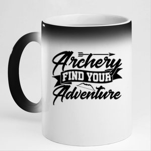 Archery Archer Arrow Bow Hunting Hunting Lover Athletic Great Gift 11oz Black Color Changing Mug