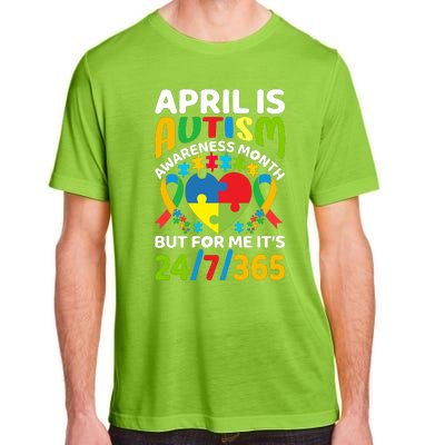 April Autism Awareness Month Autism Advocacy Autism Ribbon Autism Support Adult ChromaSoft Performance T-Shirt