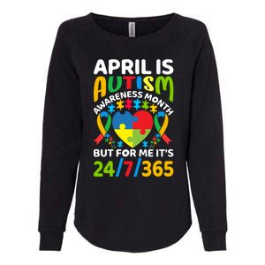 April Autism Awareness Month Autism Advocacy Autism Ribbon Autism Support Womens California Wash Sweatshirt