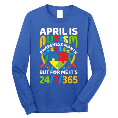 April Autism Awareness Month Autism Advocacy Autism Ribbon Autism Support Long Sleeve Shirt