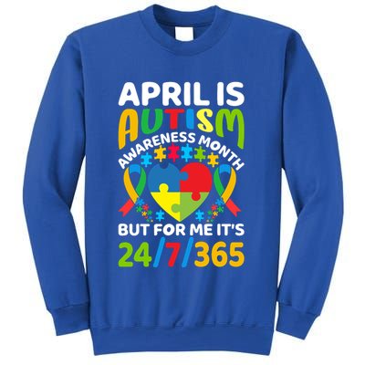 April Autism Awareness Month Autism Advocacy Autism Ribbon Autism Support Sweatshirt
