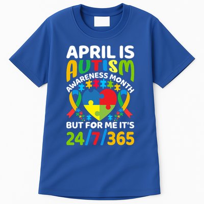 April Autism Awareness Month Autism Advocacy Autism Ribbon Autism Support Tall T-Shirt