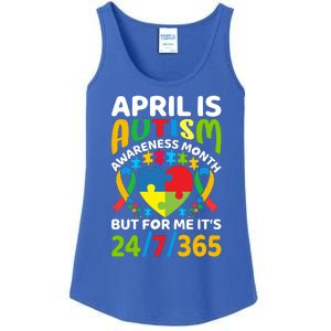 April Autism Awareness Month Autism Advocacy Autism Ribbon Autism Support Ladies Essential Tank