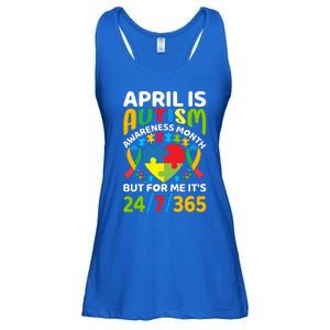 April Autism Awareness Month Autism Advocacy Autism Ribbon Autism Support Ladies Essential Flowy Tank