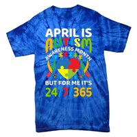 April Autism Awareness Month Autism Advocacy Autism Ribbon Autism Support Tie-Dye T-Shirt