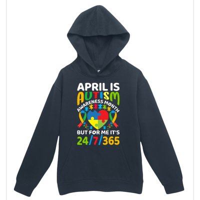 April Autism Awareness Month Autism Advocacy Autism Ribbon Autism Support Urban Pullover Hoodie