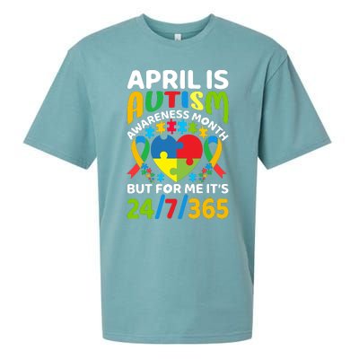 April Autism Awareness Month Autism Advocacy Autism Ribbon Autism Support Sueded Cloud Jersey T-Shirt