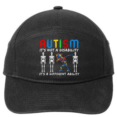 Autism Awareness 7-Panel Snapback Hat