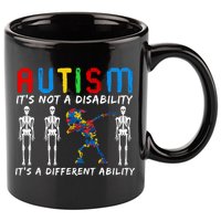 Autism Awareness 11oz C Handle Ceramic Mug