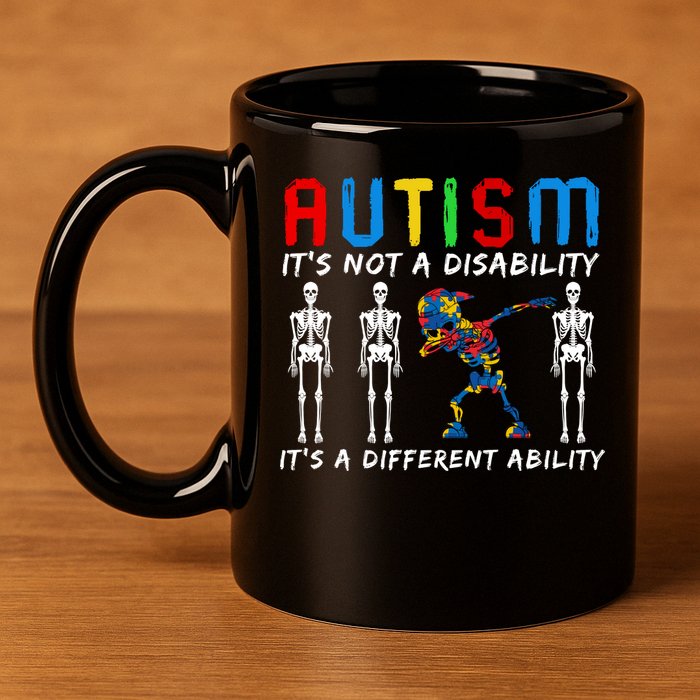 Autism Awareness 11oz C Handle Ceramic Mug