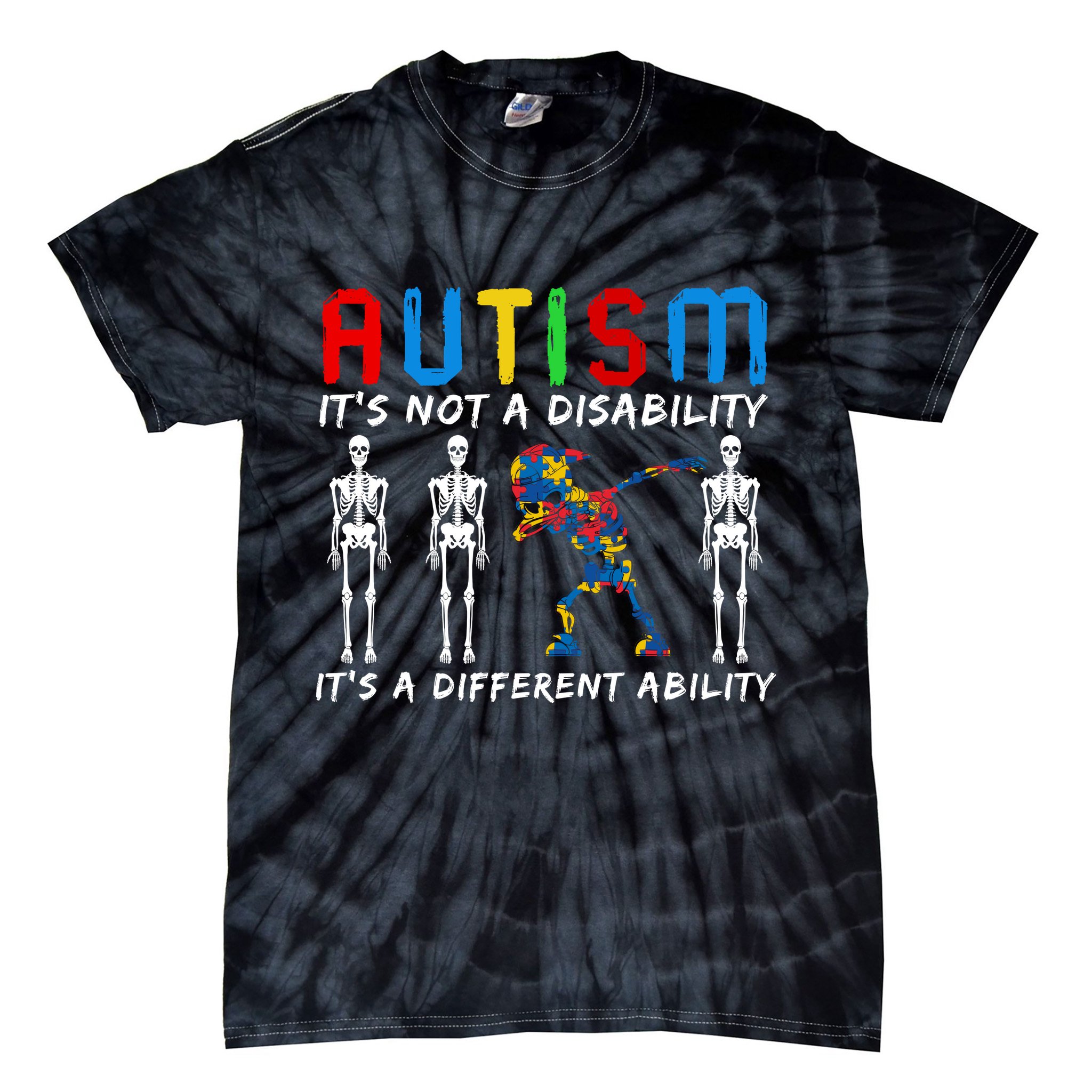 Autism Awareness Tie-Dye T-Shirt
