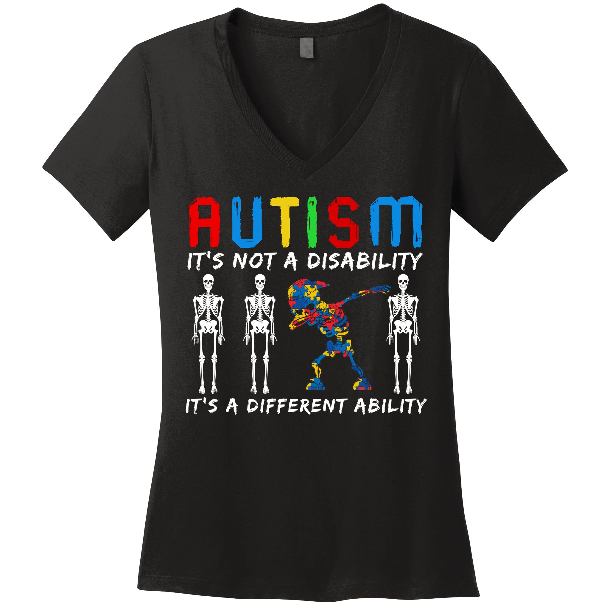 Autism Awareness Women's V-Neck T-Shirt