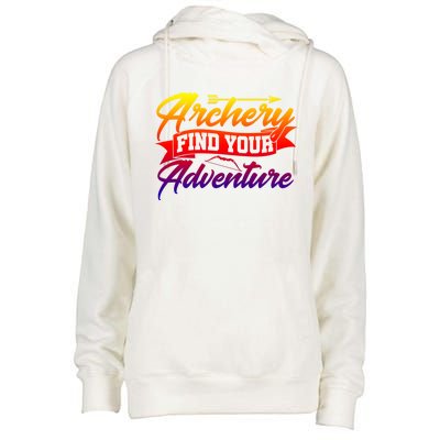 Archery Archer Arrow Bow Hunting Hunting Lover Athletic Gift Womens Funnel Neck Pullover Hood