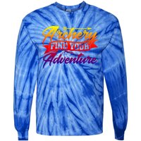 Archery Archer Arrow Bow Hunting Hunting Lover Athletic Gift Tie-Dye Long Sleeve Shirt