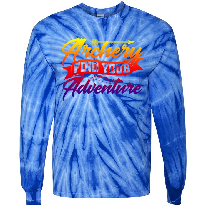 Archery Archer Arrow Bow Hunting Hunting Lover Athletic Gift Tie-Dye Long Sleeve Shirt