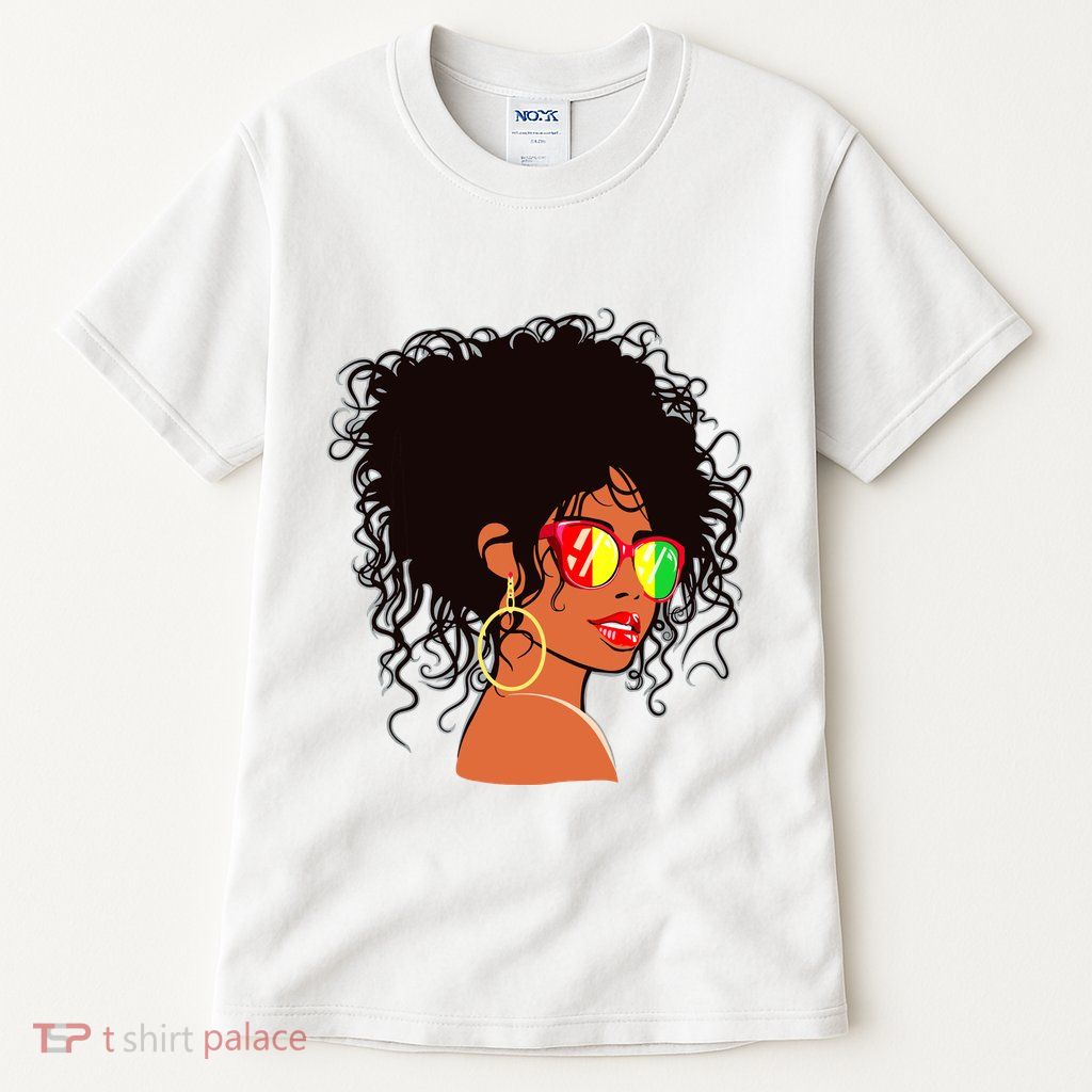 Afro African American Women Black Melanin Queen Juneteenth Tall T-Shirt