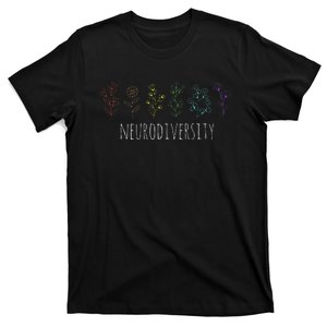 Autism Awareness Autistic Pride Rainbow Neurodiversity T-Shirt