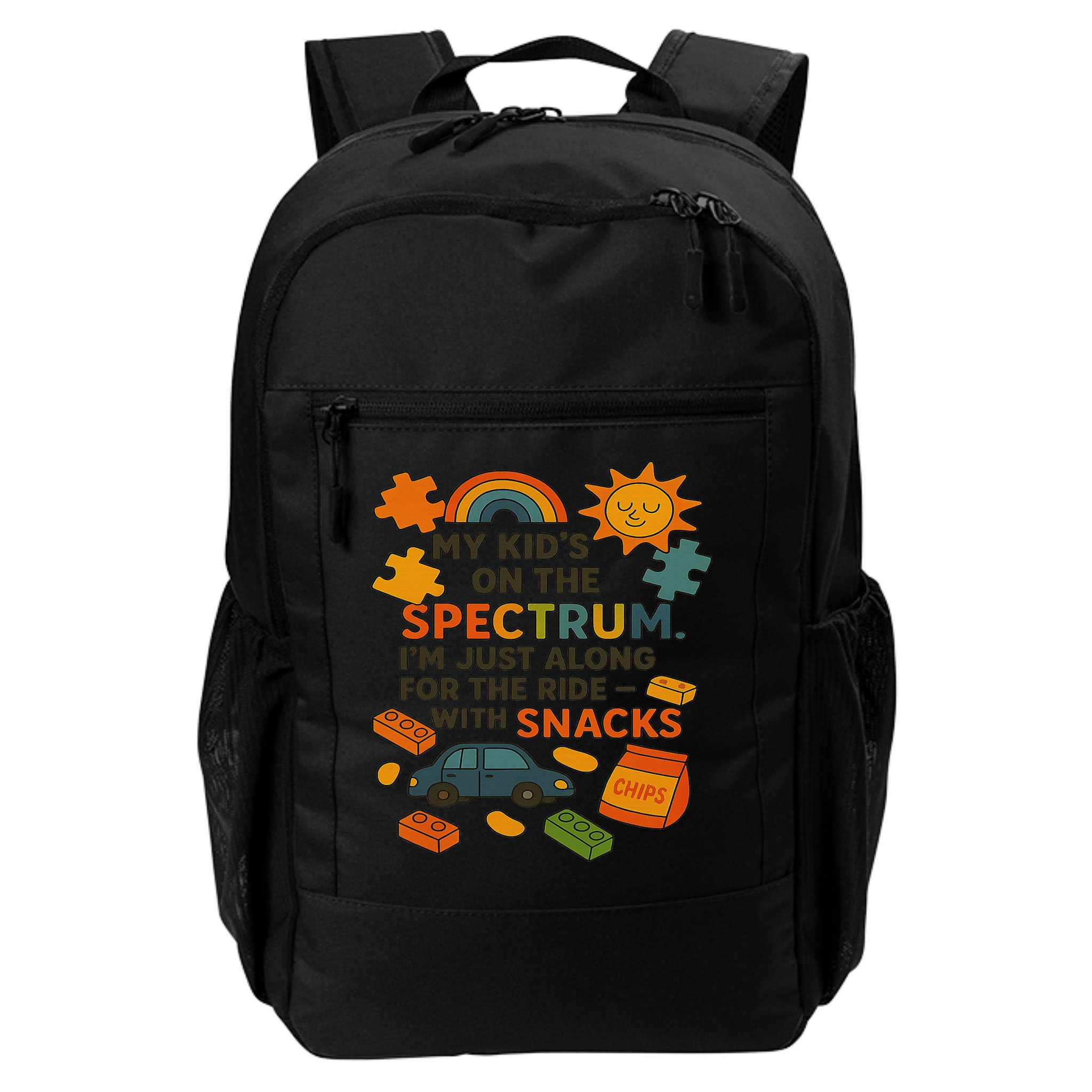 Autism Awareness Acceptance Spectrum Backpack