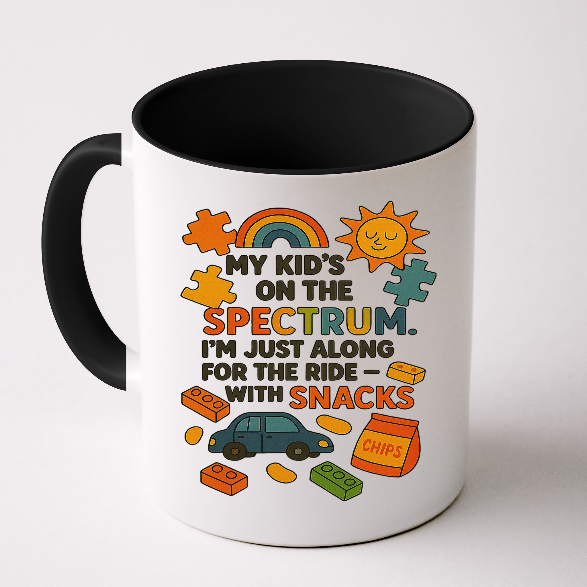 Autism Awareness Acceptance Spectrum Mug