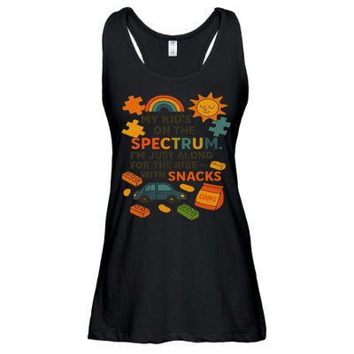 Autism Awareness Acceptance Spectrum Ladies Essential Flowy Tank