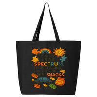 Autism Awareness Acceptance Spectrum 25L Jumbo Tote