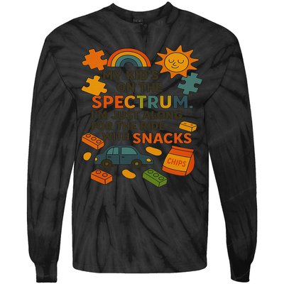 Autism Awareness Acceptance Spectrum Tie-Dye Long Sleeve Shirt