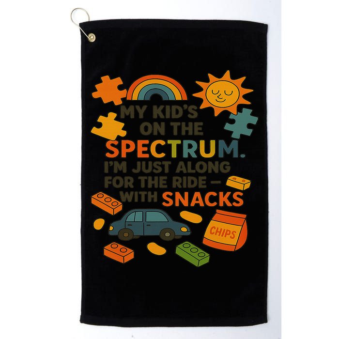 Autism Awareness Acceptance Spectrum Golf Towel