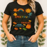 Autism Awareness Acceptance Spectrum Womens T-Shirt