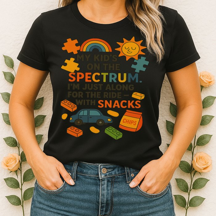 Autism Awareness Acceptance Spectrum Womens T-Shirt