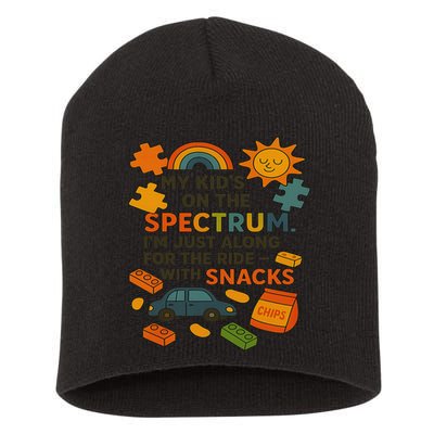 Autism Awareness Acceptance Spectrum Short Acrylic Beanie