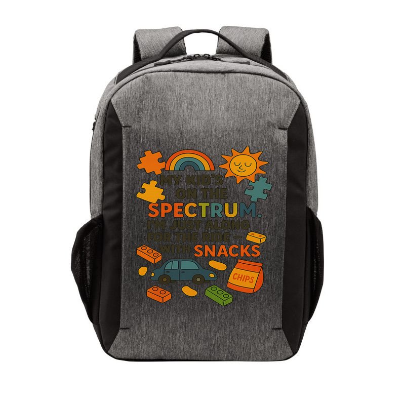 Autism Awareness Acceptance Spectrum Vector Backpack