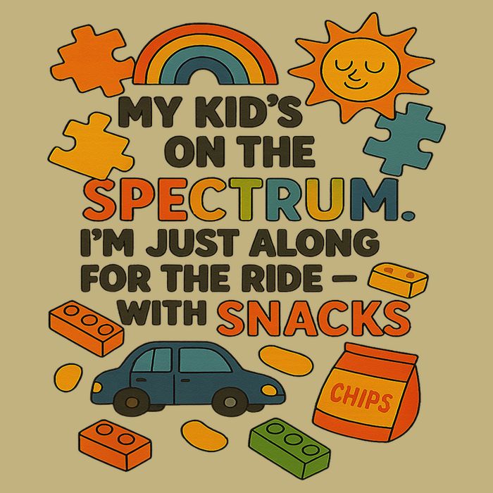 Autism Awareness Acceptance Spectrum Magnet