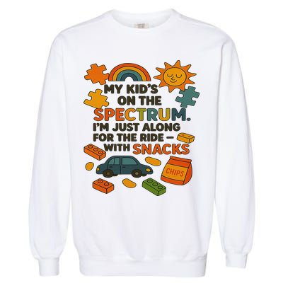 Autism Awareness Acceptance Spectrum Garment-Dyed Sweatshirt