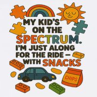 Autism Awareness Acceptance Spectrum Garment-Dyed Sweatshirt