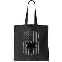 Albania Albanian American Flag Double Headed Eagle Patriotic Tote Bag