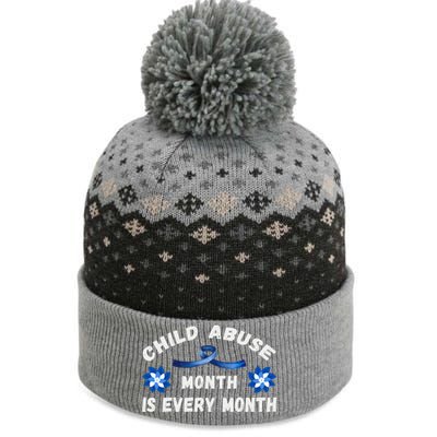 April Abuse Awareness Month Is Every Month Teacher Gift The Baniff Cuffed Pom Beanie