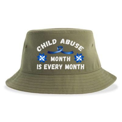 April Abuse Awareness Month Is Every Month Teacher Gift Sustainable Bucket Hat