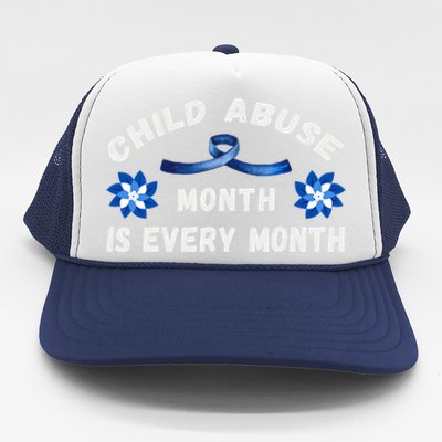 April Abuse Awareness Month Is Every Month Teacher Gift Trucker Hat