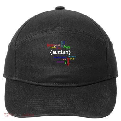 Autism - Autism Awareness for Men Women & Kids 7-Panel Snapback Hat