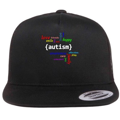 Autism - Autism Awareness for Men Women & Kids Flatbill Hat