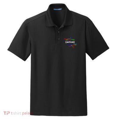 Autism - Autism Awareness for Men Women & Kids Dry Zone Grid Polo