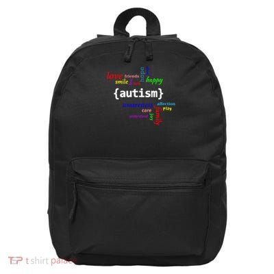 Autism - Autism Awareness for Men Women & Kids 16 in Basic Backpack