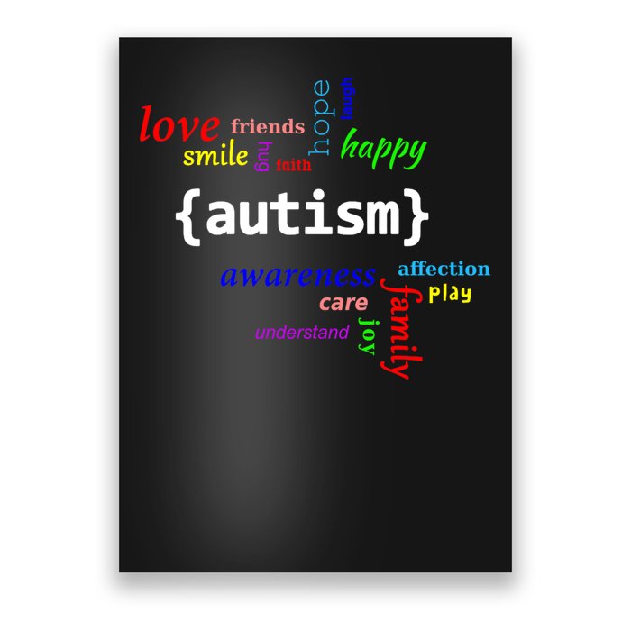 Autism - Autism Awareness for Men Women & Kids Poster