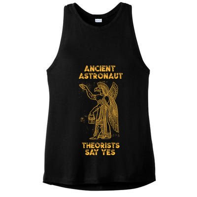 Anunnaki Ancient Astronaut Theorists Say Yes Sumerian Alien Ladies PosiCharge Tri-Blend Wicking Tank