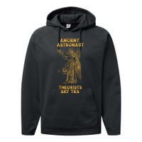 Anunnaki Ancient Astronaut Theorists Say Yes Sumerian Alien Performance Fleece Hoodie