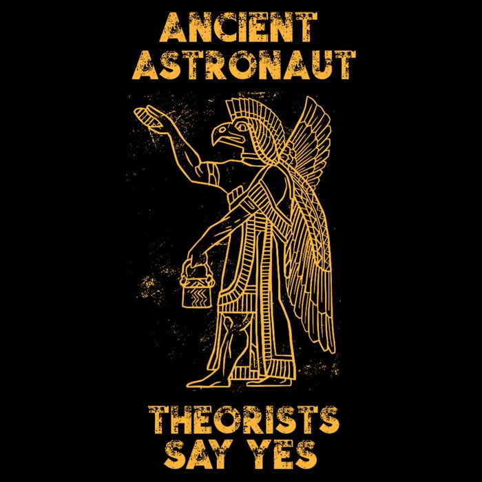 Anunnaki Ancient Astronaut Theorists Say Yes Sumerian Alien Drawstring Bag
