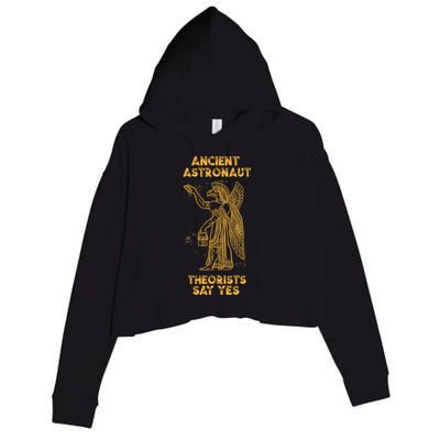 Anunnaki Ancient Astronaut Theorists Say Yes Sumerian Alien Crop Fleece Hoodie