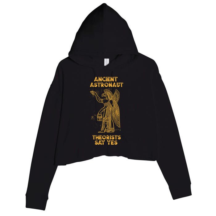 Anunnaki Ancient Astronaut Theorists Say Yes Sumerian Alien Crop Fleece Hoodie
