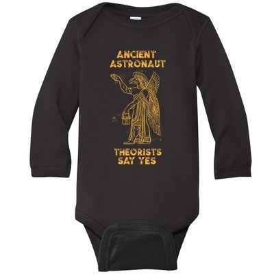 Anunnaki Ancient Astronaut Theorists Say Yes Sumerian Alien Baby Long Sleeve Bodysuit