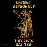 Anunnaki Ancient Astronaut Theorists Say Yes Sumerian Alien Poster